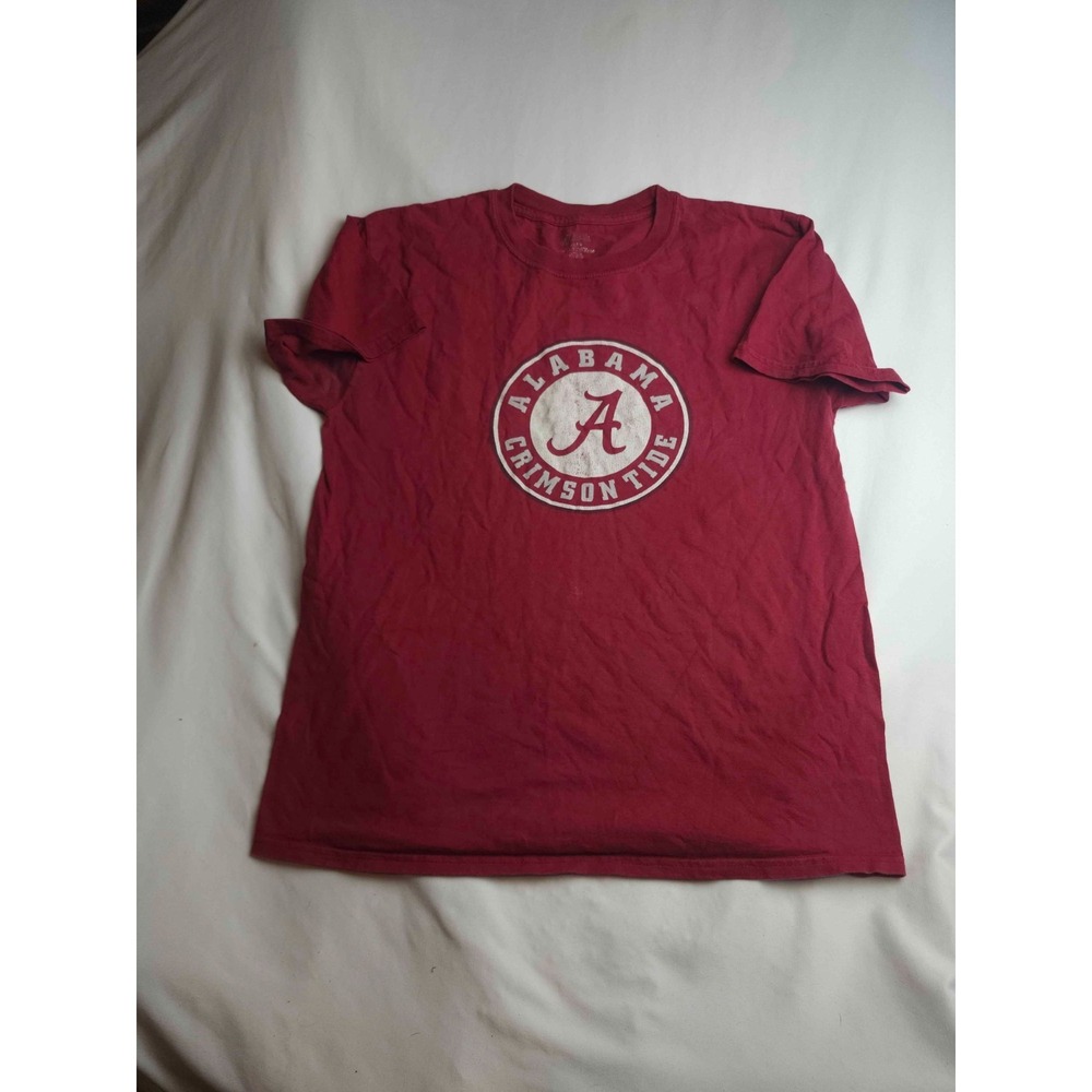 Alabama Crimson Tide T-Shirt Womens Medium Red NCAA Graphic College Logo Casual